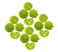 VANZACK 16Pcs Realistic Simulation Cookie Models Artificial Pastries Food Display Props for Photography Bakery Shop Decoration Teaching Tools