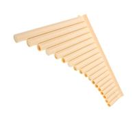 VANZACK 18 Pipes Plastic Pan Flute Lightweight Abs Panpipes Instrument with Smooth Playing Experience for Beginners and Boys and Girls Learning Folk Music