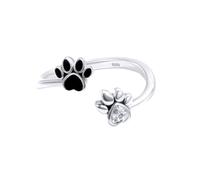 VANZACK 1Pc Creative Paw Print Ring for Claw Modeling Finger Jewelry Stylish Pet Inspired Accessory for Fashionable Women