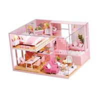 VANZACK 1PC DIY Miniature Cottage Kit Creative Apartment Model for Adults Safe and Easy Assembly for Family Bonding and Imaginative Play