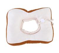 VANZACK 1pc Toast Shape Cat Recovery Collar Anti-bite Anti-lick Neck Protector for Cats Soft Lightweight Design for Post-operative Care Light Brown