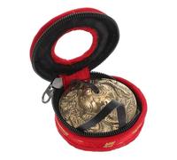 VANZACK 1set Nepalese Copper Tingsha Cymbals Yoga and Meditation Unique Design Protective Storage for Sound Healing and Percussion Activities