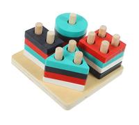 VANZACK 1set Parrot Wooden Toy for Bird Training Engaging Activity to Combat Boredom Blocks for Enhanced Playtime and Mental Exercise