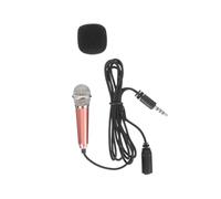 VANZACK 1Set Portable Miniature Microphone for Home Karaoke Lightweight Handheld Device for Recording and Gaming Compact Design for Easy Carrying
