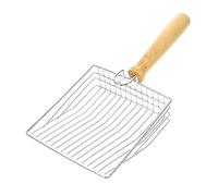 VANZACK 1set Stainless Steel Cat Litter Scoop Base Compact Non-stick Cat Litter Cleaner for Easy Waste Removal for Home Use and Pet Owners