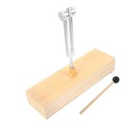 VANZACK 1Set Tuning Fork with Wooden Resonance Box Mallet for Meditation and Sound Therapy Tuning Fork for Balance Exercises Stress Reduction Enhanced Sound