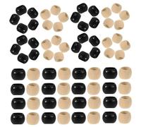 VANZACK 2 Box Silicone Lined Nano Rings Beads of Tube Links for Hair Extensions Braids Lightweight Comfort for DIY Hair Styling Black Beige Options