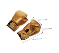 VANZACK 2 Pairs Pearlescent Boxing Gloves Foam Padding Comfortable Training Gloves for Sparring Fitness Home Use Stylish Solid Color