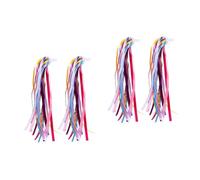 VANZACK 2 Pairs Ribbon Bike Road Bikes Streamer Bike Streamers Bicycle Scooter Bike Accessories for Balance Bikes Streamers Bike Bell Streamers for Bike Handles Polyester