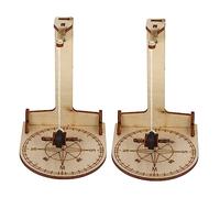 VANZACK 2 Sets DIY Compass Model Kit for Educational Science Experiment Supplies for Boys and Handmade Stem to Inspire Creativity and Hands Learning