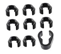 VANZACK 20 pcs Microphone Cable Clips Durable Holders for Securely Managing Mic Cords Stands Flexible Design for Home and Studio Use for Preventing Cable Movement