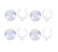 VANZACK 20 Pcs Suction Cup Clamps for Aquariums Hose Clip Fixing Bracket for Fish Tank Durable Clip Holder for Easy Installation for Air Pumps and Tube Management