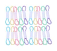 VANZACK 200pcs Chicken Leg Bands for Newborn Chicks and Small Birds Sturdy Elastic Pastel Identification Bands for Poultry Ducks Quails and Doves Bright Durable Ankle Ties for Easy