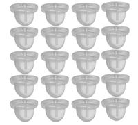 VANZACK 200pcs Rubber Brooch Back Pin Clutch with Caps, Handy No Tools Required Lapel Pin Backs for Jewelry Making and DIY Crafts, Uniform Badge Replacement