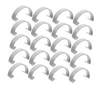 VANZACK 20pcs Chicken Wire Gate Latch Heavy Duty Gate Catch Steel Cage Clips for Pet Cage Building