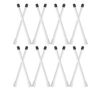 VANZACK 20pcs Flexible Tire Valve Stem Extensions with Proper Fit Design and Universal Compatibility, Plastic Valve Stem Extenders for Emergency Tire Maintenance and Cycling, White Colour