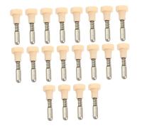 VANZACK 20pcs Heavy Duty Spring Loaded Door Latch Kit Aluminum Alloy Self-locking Gate Latches with Height Control for Gates Sheds Trailers Kennels Home and Industrial Use