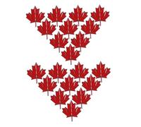 VANZACK 20pcs Maple Leaf Brooch Pins Distinctive Canadian Maple Lapel Pin for Thanksgiving Versatile Badge for Clothing Bags and Backpacks Fade Resistant Enamel Meaningful Souvenir