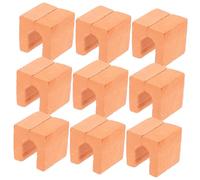 VANZACK 20pcs Miniature Bricks for Dollhouse DIY Landscaping Realistic Fairy Garden Bricks Micro Landscape Accessories for Sandbox Models Scene Setups
