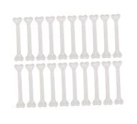 VANZACK 20pcs Realistic Fake Human Bones Lightweight Plastic Halloween Props for Decorations Parties and Costumes Authentic Skeleton Figurines to Enhance Festive Atmosphere