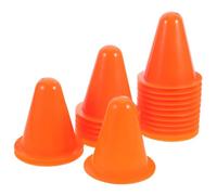 VANZACK 20pcs Roller Skating Training Marker Cones Plastic Agility Road Blocks Stackable for Skating Practice Football Drills and Obstacle Courses