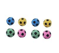 VANZACK 24pcs Colorful Soccer for Cats Fun Pet Toys to Play and Prevent Scratching Furniture Random Colors for Indoor Use