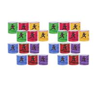 VANZACK 24pcs Halloween Slap Bracelets Bulk Ninja Silicone Snap Bands for Birthday Party Favors and DIY Wristbands Creative Craft Activity for Interactive Festive Snap Wristbands for