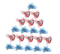 VANZACK 24pcs Transparent Pull Back Airplane Lightweight Mini Jet Playset for Random Color Aeroplanes for Hand Eye Coordination Imaginative Play and Birthday Gifts Random Color