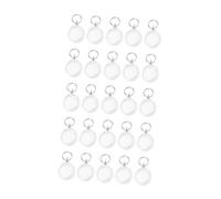 VANZACK 25PCS Acrylic Photo Frame Keychain DIY Keyring for Graduates Birthdays Lightweight Durable Smooth Finish for Personalised Photos Crafting