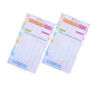 VANZACK 28 Sheets A6 Budget Planner Refill Loose Leaf Punched Paper 6-Hole Punched Binder Refills with Enhanced Organization and Portable Paper Inserts for Work and Daily Use