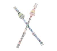 VANZACK 2pcs Adjustable Cat Bell Bee Shape Pet Necklace Kitten Tracker for Cats Washable