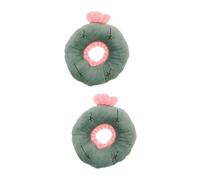 VANZACK 2pcs Adjustable Cat Recovery Collar Soft Plush Elizabethan Neck Cone for Wound Protection Comfortable and Breathable Cone for Kittens Cats Suitable for Post-surgery Recovery