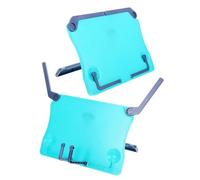 VANZACK 2pcs Adjustable Foldable Abs Book Stand for Lightweight Desktop Reading Rack and Music Sheet Holder Versatile Tablet Support for S Classroom and Home Use