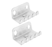 VANZACK 2pcs Alloy Guitar Bridge Spring Claws for Electric Guitar Tremolo Bridge Universal Compatibility Silver Replacement Parts for Convenient Repair