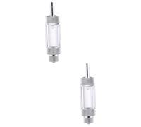 VANZACK 2pcs Aquarium Bubble Counter Check Valve Accurate Carbon Dioxide Measurement Device for Aquatic Plants Single Non-return Bubble Tracker for Injection