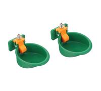 VANZACK 2pcs Automatic Water Dispenser for Livestock Cow Water Drinking Bowl Floating Level for Cattle Sheep Pigs and Other Farm Animals Practical and Convenient Waterer for Farms