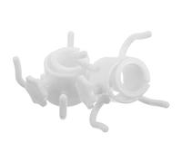 VANZACK 2pcs Beach Umbrella Hanging Hooks with 4-Prong Plastic Design, Outdoor Patio Umbrella Accessory for Towels Hats Sunglasses Bags, Suitable for Beach Camping and Garden Use