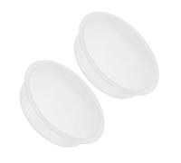 VANZACK 2Pcs Bird Water Bowls Round Birdbath Water Containers for Hummingbirds Easy to Clean Feeders Secure Mounting Options Outdoor Decor for Wildlife Conservation