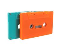 VANZACK 2pcs Blank Retro Cassette Tapes for DIY Crafts with Plastic Shells, Reliable Recording Feature, for Sessions and Voice Memos, Creative Freedom for Audio Recording and Cassette Tape