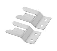 VANZACK 2pcs Car Radio Mic Mounting Brackets with Firm Grip Stable Microphone Holders to Reduce Shaking and Enhance Call Clarity Space-saving Mic Stand Hooks for Various Vehicle Models