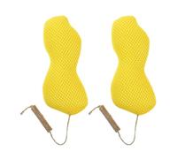 VANZACK 2pcs Cartoon Peanut Shaped Catnip Toy Interactive Plaything for Indoor Cats Plush Material for Chewing and Teeth Grinding