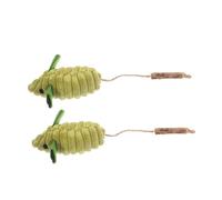 VANZACK 2pcs Catnip Mouse Toy for Cats Plush Interactive Fun Catnip Engaging Cat Toy for Indoor Play Unique Design to Capture Attention