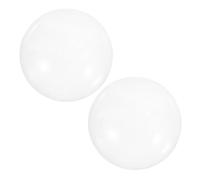 VANZACK 2pcs Clear Glass Paperweight Dome for Calligraphy and Sewing Stable Weighted Press for Fabric Multifunctional Paper Weight for Office Desk Decoration and Creative Projects