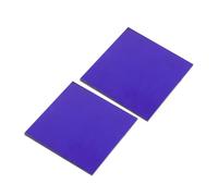 VANZACK 2pcs Cobalt Glass Plates 5x5cm for Chemistry Flame Reaction, School Science Experiment Supplies, Laboratory Replacement Glass Sheets for Physical and Chemical Labs