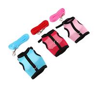 VANZACK 2pcs Comfort Padded Vest Harness for Puppies Small Pet Harness and Leash Set