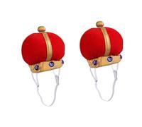 VANZACK 2pcs Creative Pet Hat for Cats Funny Headpiece Red Comfortable for Parties Photoshoots and Daily Wear