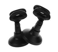 VANZACK 2pcs Desktop Microphone Stand with Clip, Table Mic Stand for Podcasting and Singing, Telescopic Adjustable Microphone Mount Holder for Desk Use