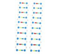 VANZACK 2pcs Dna Molecular Structure Model Kit Double Helix Display Prop for Biology Teaching and Laboratory Research Educational Science Tool for Students and Teachers