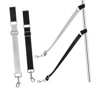 VANZACK 2pcs Dog Grooming Extension Straps Pet Grooming Arm Adjustable Bathing Restraint Straps for Tables Supply