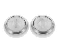 VANZACK 2pcs Elevator Replacement Buttons Stainless Steel Push Button Latch Compatible for Most Elevators Resistant to Deformation with Modern Look for Office Building and Apartment